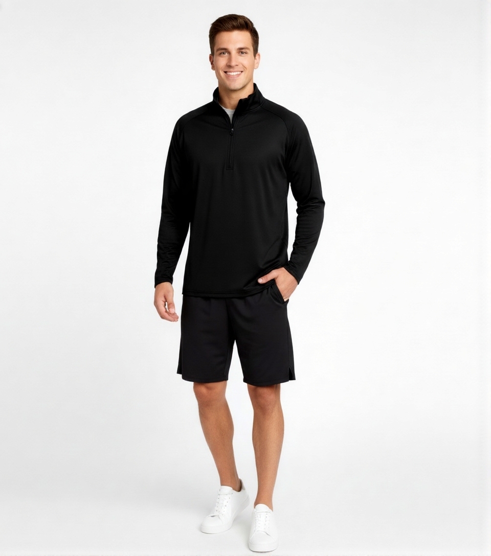 Custom Men’s Performance Quarter-Zip Pullover