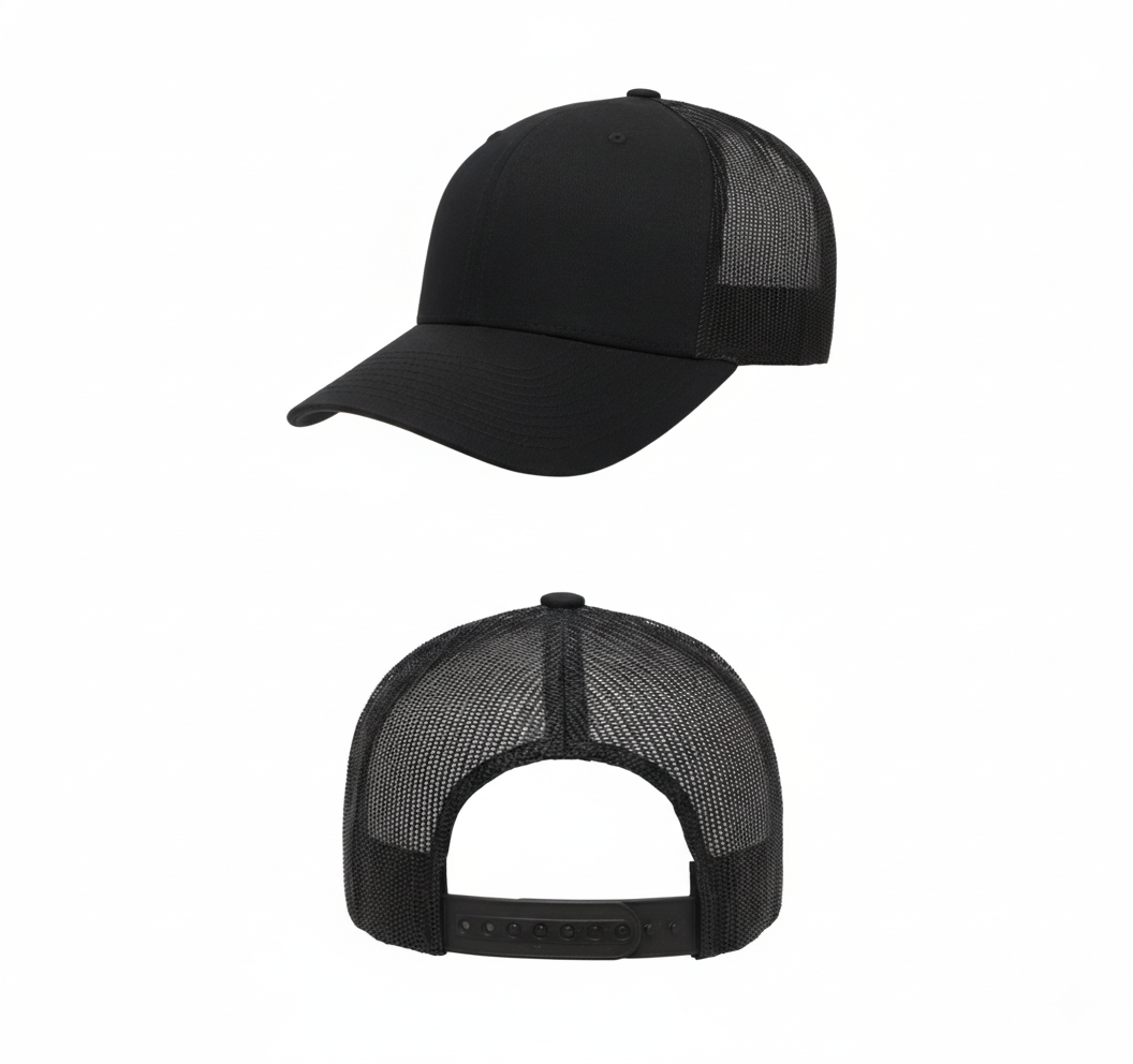 Mesh Snapback Hat (Embroidery)