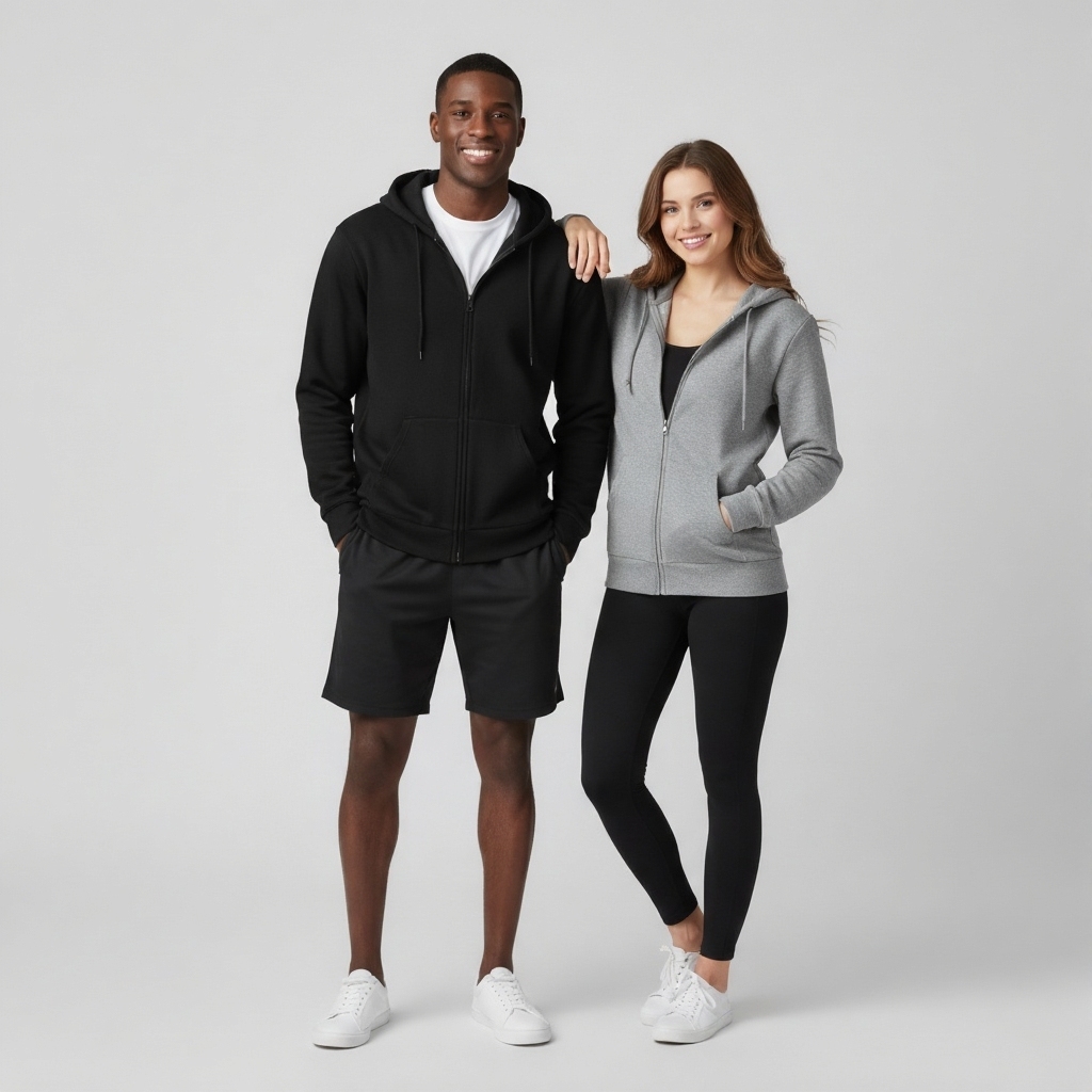 Classic Zip Up Hoodie